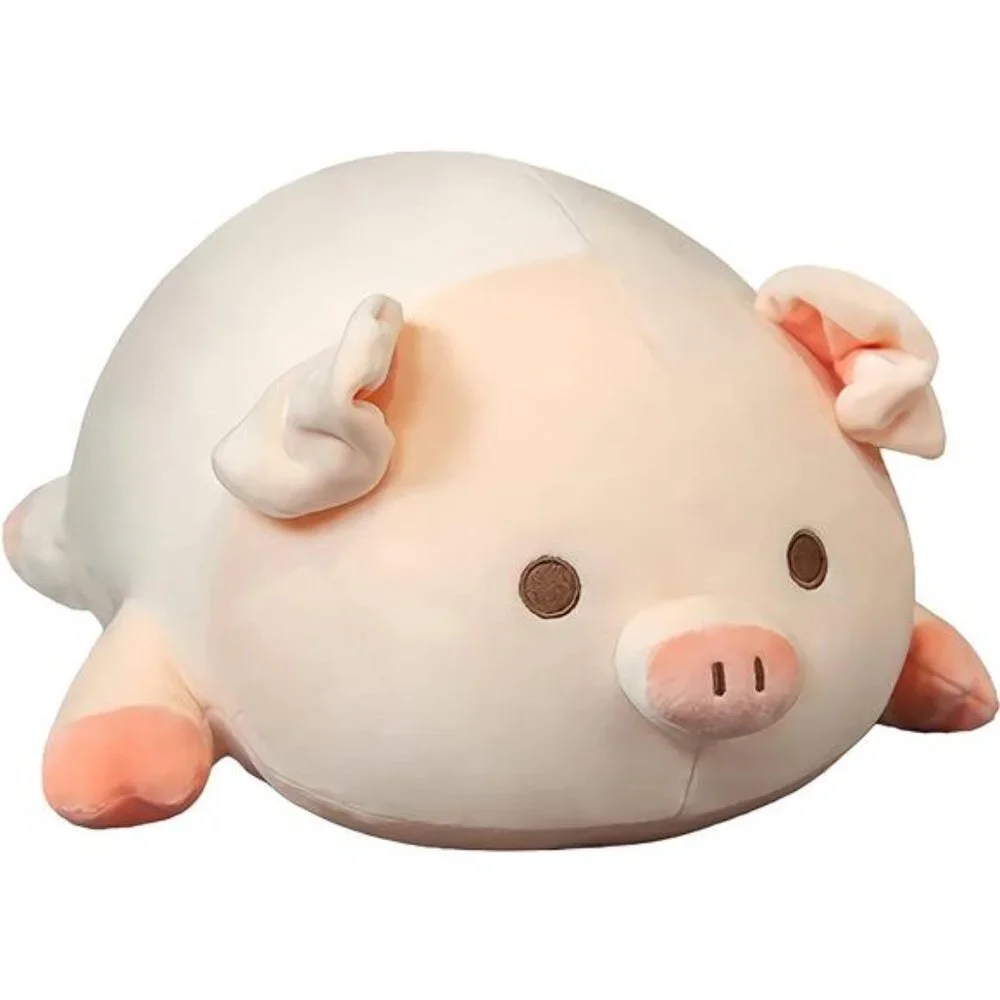 Cute Pig Stuffed Animal Toy Gifts for Bedding,  Valentine(Open Eyes,15.7in)